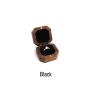 High-grade American black walnut solid wood jewelry boxes Chinese style portable wooden ring boxes square ring boxes can be LOGO