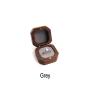 High-grade American black walnut solid wood jewelry boxes Chinese style portable wooden ring boxes square ring boxes can be LOGO