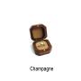 High-grade American black walnut solid wood jewelry boxes Chinese style portable wooden ring boxes square ring boxes can be LOGO