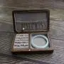 Boutique black walnut cloth pocket jewelry storage boxes ring small bracelet earrings earrings necklace storage boxes wooden gift box