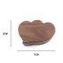 Double love black walnut solid wood jewelry storage boxes personality creative Chinese style wooden ring boxes heart-shaped ring box Double love black walnut solid wood jewelry storage boxes personality creative Chinese style wooden ring boxes heart-shaped ring box