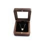 Factory wholesale walnut window jewelry boxes jewelry boxes pendant necklace small jewelry gift packaging storage boxes women