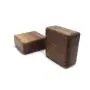 Double brass hinge magnetic suction lighter ring boxes black walnut pair ring jewelry storage boxes small earrings earrings packaging Double brass hinge magnetic suction lighter ring boxes black walnut pair ring jewelry storage boxes small earrings earrings packaging