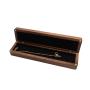 Pure solid wood black walnut necklace jewelry boxes packaging boxes simple fresh earrings bracelet necklace jewelry packaging gift box