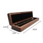 Pure solid wood black walnut necklace jewelry boxes packaging boxes simple fresh earrings bracelet necklace jewelry packaging gift box