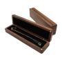 Pure solid wood black walnut necklace jewelry boxes packaging boxes simple fresh earrings bracelet necklace jewelry packaging gift box