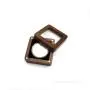 Solid wood boxes badge boxes commemorative coin gift boxes carton wooden medal silver coin badge collection boxes black walnut