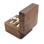 Walnut boxes heightened ring jewelry storage jewelry pair ring jewelry wooden storage boxes diamond ring box