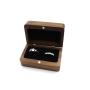 Rectangular wedding ring boxes black jewelry boxes wooden wedding ring boxes jewelry storage boxes walnut