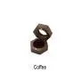 Black Walnut Wooden Engagement Ring Bearer Box, Solid Wood Square Double Rings Boxes for Wedding Ceremony Rings Storage Black Walnut Wooden Engagement Ring Bearer Box, Solid Wood Square Double Rings Boxes for Wedding Ceremony Rings Storage