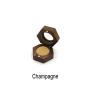 Black Walnut Wooden Engagement Ring Bearer Box, Solid Wood Square Double Rings Boxes for Wedding Ceremony Rings Storage