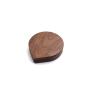 Factory direct supply of wooden high-definition small mirror convenient handheld magnetic suction mirror round rotating beauty gift makeup mirror