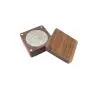 Solid wood black walnut commemorative coin badge medal gift boxes mini portable coin storage boxes magnetic suction single pack