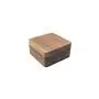 Solid wood black walnut commemorative coin badge medal gift boxes mini portable coin storage boxes magnetic suction single pack