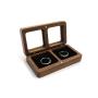 New walnut jewelry boxes jewelry storage boxes ring boxes pair ring boxes necklace storage window jewelry box