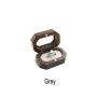 Chinese retro solid wood black walnut pair ring ring boxes creative wedding proposal ceremony high-end acrylic jewelry box