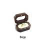 Chinese retro solid wood black walnut pair ring ring boxes creative wedding proposal ceremony high-end acrylic jewelry box