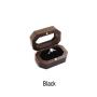 Chinese retro solid wood black walnut pair ring ring boxes creative wedding proposal ceremony high-end acrylic jewelry box