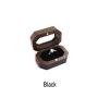 Chinese retro solid wood black walnut pair ring ring boxes creative wedding proposal ceremony high-end acrylic jewelry box