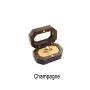 Chinese retro solid wood black walnut pair ring ring boxes creative wedding proposal ceremony high-end acrylic jewelry box