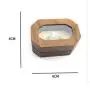 Chinese retro solid wood black walnut pair ring ring boxes creative wedding proposal ceremony high-end acrylic jewelry box