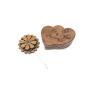 Double love proposal ring boxes black walnut solid wood pair ring jewelry storage boxes diamond ring boxes laser MR+MRS