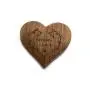 Forever Love embossed love engagement ring pair ring boxes laser laser black walnut wood ring box