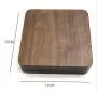 Jewelry set boxes walnut bracelet jewelry wooden boxes laser ogo bracelet packaging acrylic with mirror
