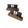 Front desk business office black walnut log creative cloud business card holder solid wood business card holder business card card storage box