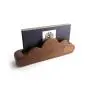 Front desk business office black walnut log creative cloud business card holder solid wood business card holder business card card storage box