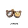 Proposal cartoon single ring boxes wedding solid wood jewelry Mickey storage boxes transparent creative retro wooden diamond ring box