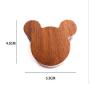 Solid wood mini jewelry boxes retro wooden necklace earrings ring light luxury exquisite hand jewelry portable storage box