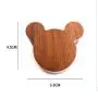 Solid wood mini jewelry boxes retro wooden necklace earrings ring light luxury exquisite hand jewelry portable storage box