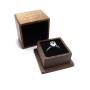 Wooden boxes walnut heaven and earth cover jewelry storage proposal ring pair ring jewelry diamond ring gift boxes jewelry box