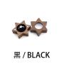 Wooden retro jewelry boxes black walnut pair ring jewelry boxes solid wood necklace ring storage boxes transparent flannel lining