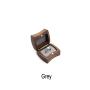 Square Fashion Black Walnut Ring Boxes Jewelry Boxes Creative Wooden Ring Boxes Jewelry Storage Boxes Flannel Lining