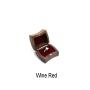 Square Fashion Black Walnut Ring Boxes Jewelry Boxes Creative Wooden Ring Boxes Jewelry Storage Boxes Flannel Lining