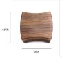 Square Fashion Black Walnut Ring Boxes Jewelry Boxes Creative Wooden Ring Boxes Jewelry Storage Boxes Flannel Lining