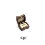 Square Fashion Black Walnut Ring Boxes Jewelry Boxes Creative Wooden Ring Boxes Jewelry Storage Boxes Flannel Lining