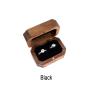 Wedding proposal pair ring boxes black walnut solid wood diamond ring ring boxes jewelry packaging wooden boxes ear stud earring box