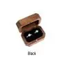 Wedding proposal pair ring boxes black walnut solid wood diamond ring ring boxes jewelry packaging wooden boxes ear stud earring box Wedding proposal pair ring boxes black walnut solid wood diamond ring ring boxes jewelry packaging wooden boxes ear stud earring box