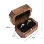 Wedding proposal pair ring boxes black walnut solid wood diamond ring ring boxes jewelry packaging wooden boxes ear stud earring box Wedding proposal pair ring boxes black walnut solid wood diamond ring ring boxes jewelry packaging wooden boxes ear stud earring box