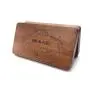 MR+MRS Laser Laser Square Ring Small Jewelry Storage Gift Boxes Necklace Stud Earrings Jewelry Solid Wood Packaging