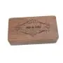MR+MRS Laser Laser Square Ring Small Jewelry Storage Gift Boxes Necklace Stud Earrings Jewelry Solid Wood Packaging