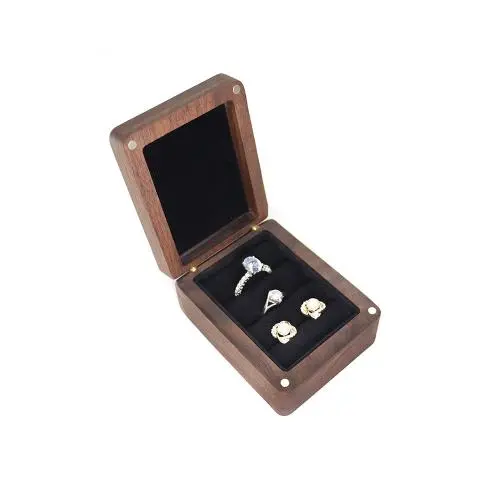 Jewelry Packaging Gift Storage Boxes Three Rings Stud Earrings Bracelet Boxes Ring Boxes Solid Wood Ring Box Jewelry Packaging Gift Storage Boxes Three Rings Stud Earrings Bracelet Boxes Ring Boxes Solid Wood Ring Box