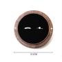 Large round diamond ring pair ring jewelry packaging boxes jewelry packaging jewelry earrings wooden gift boxes storage ring box
