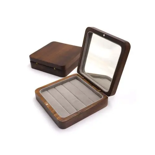 Jewelry Boxes Walnut Jewelry Boxes Ring Stud Earrings Large Storage Boxes Wooden Ring Display Box Jewelry Boxes Walnut Jewelry Boxes Ring Stud Earrings Large Storage Boxes Wooden Ring Display Box