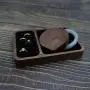 Retro wooden storage boxes no cover jewelry storage small tray desktop multi-layer jewelry storage finishing storage box