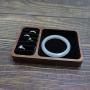 Retro wooden storage boxes no cover jewelry storage small tray desktop multi-layer jewelry storage finishing storage box