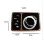 Retro wooden storage boxes no cover jewelry storage small tray desktop multi-layer jewelry storage finishing storage box